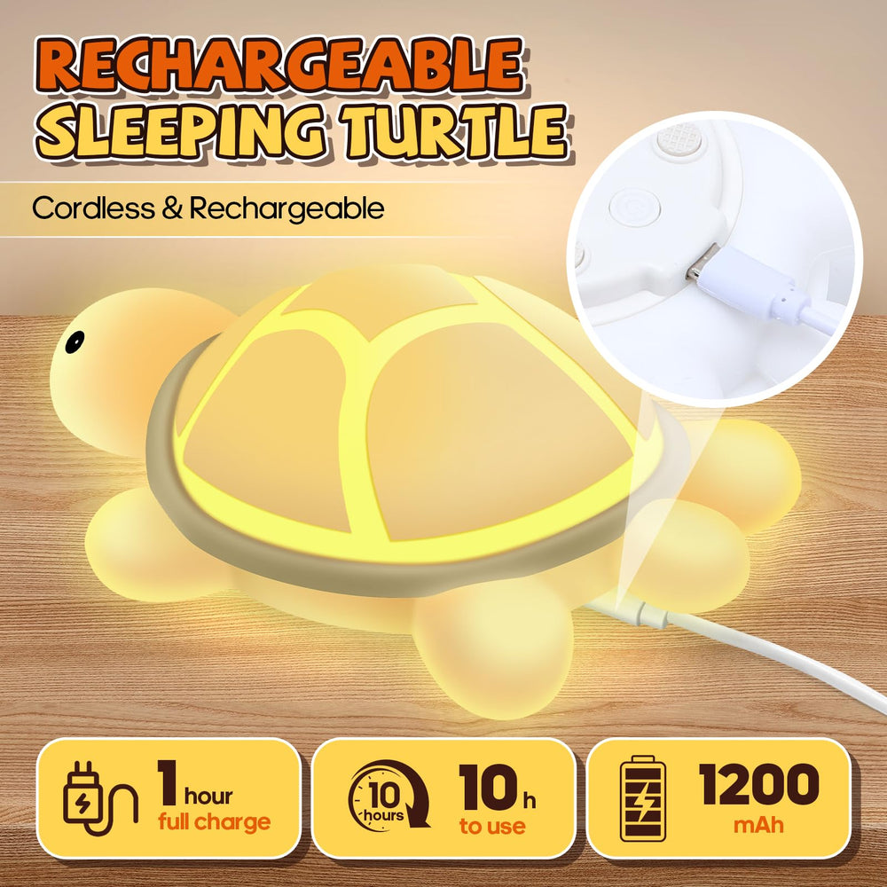 Gusweet turtle night light offering a gentle soft glow for bedtime