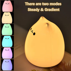 Gwindrise silicone cat lamp with soft texture and durable design
