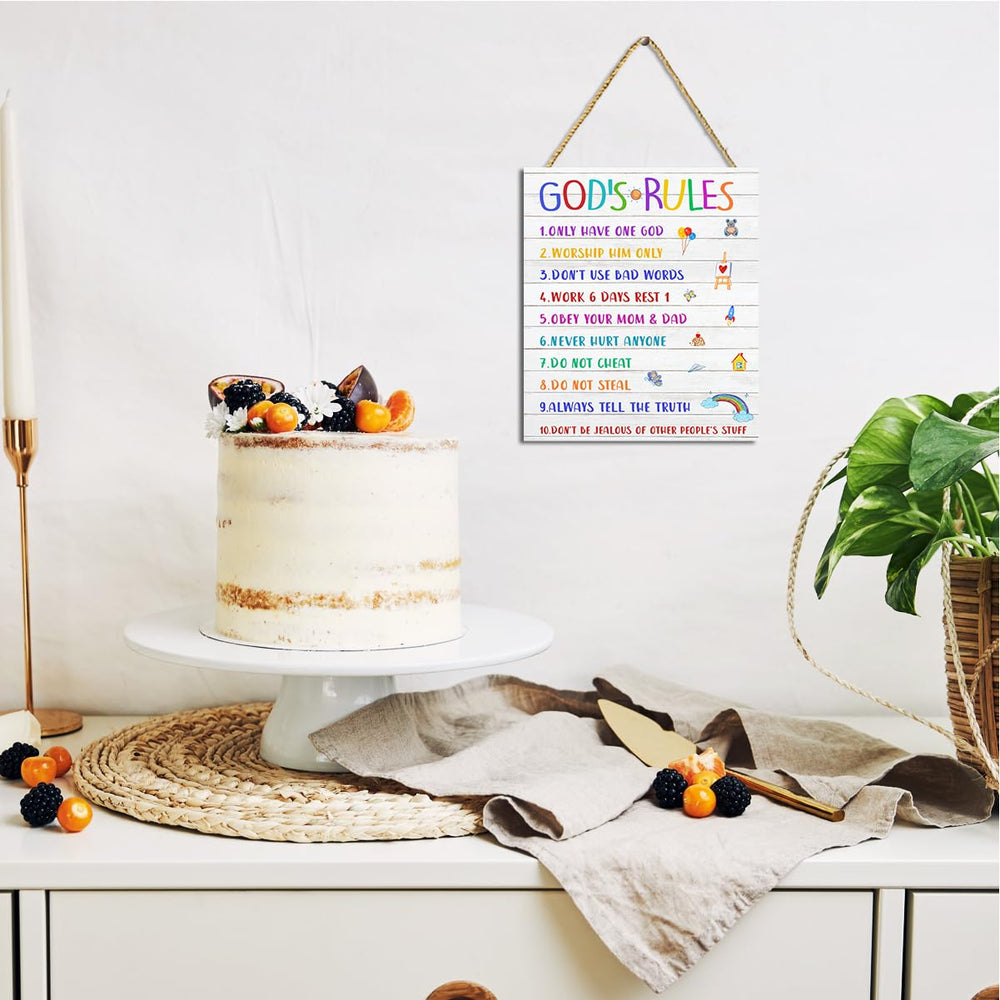 Gwisml Christian classroom bedroom decor blends message with nature inspired finish