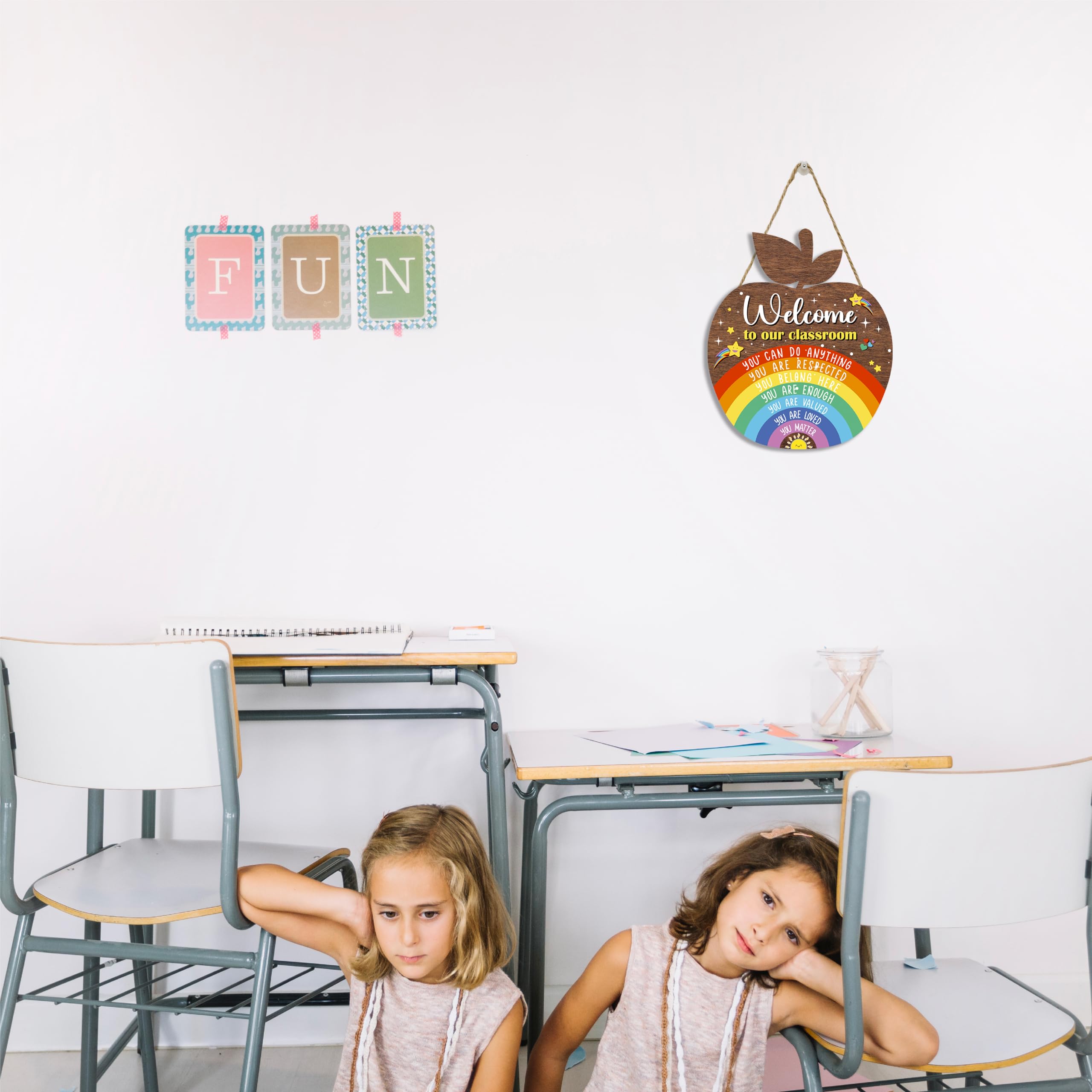 Gwisml educational sign reflects school culture and creates a warm atmosphere