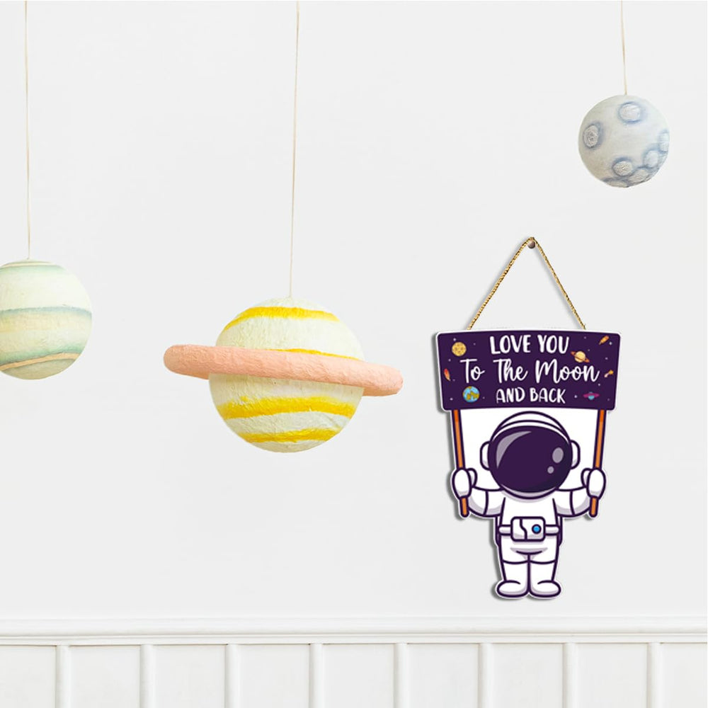 Gwisml nursery decor space theme elevates playtime background for imaginative learning.