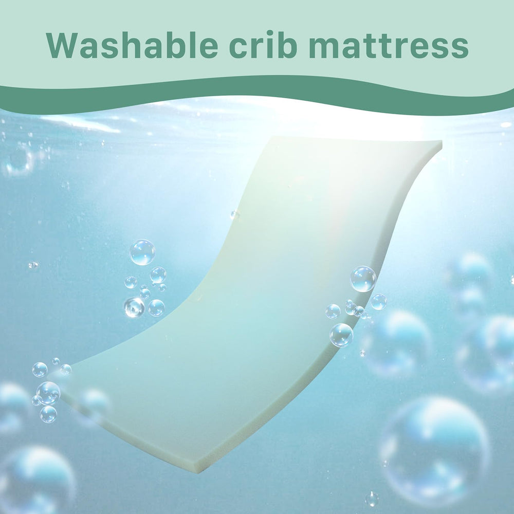 Gwydre removable breathable cover keeps baby cool and fresh between washes