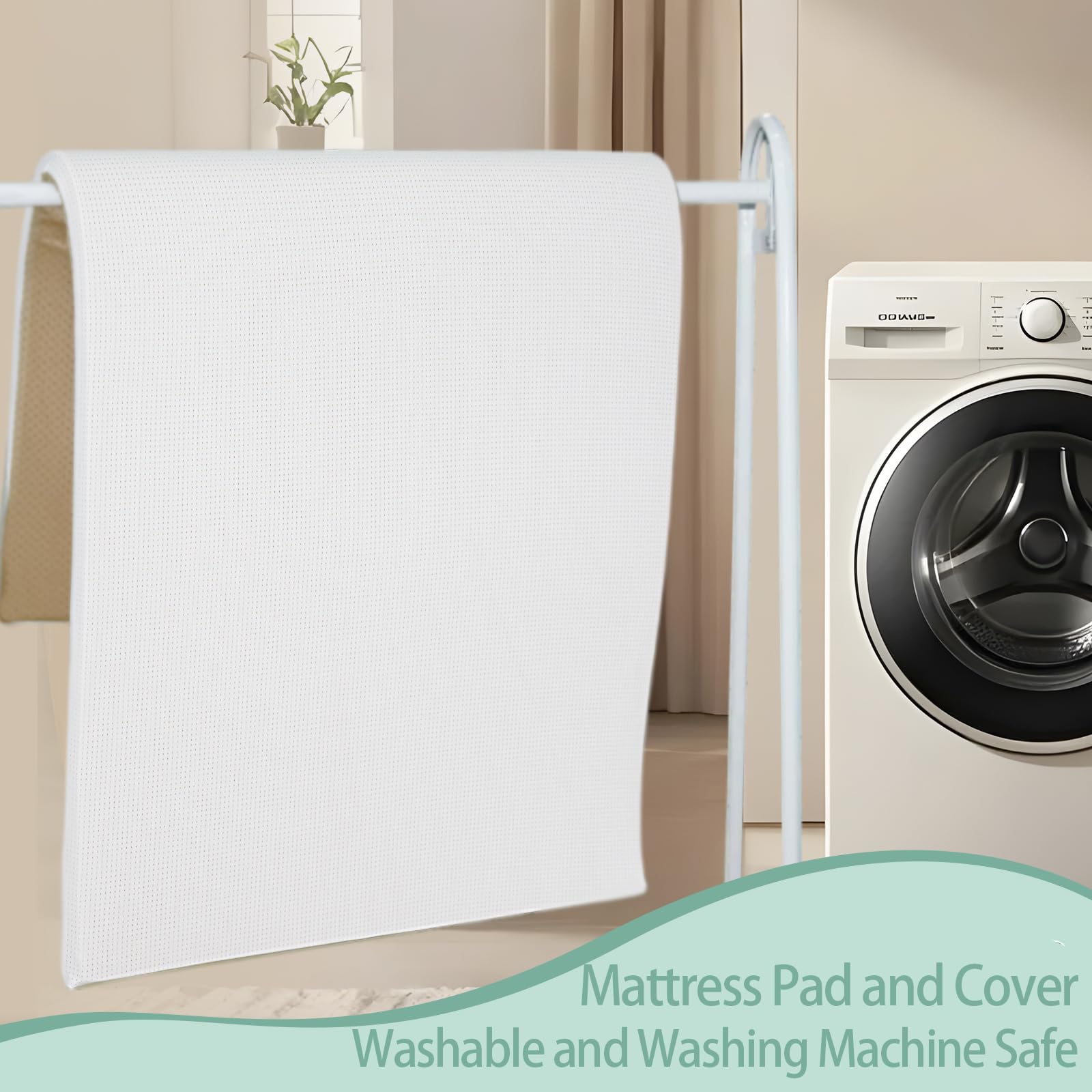 Gwydre removable non-slip cover; topper stays in place