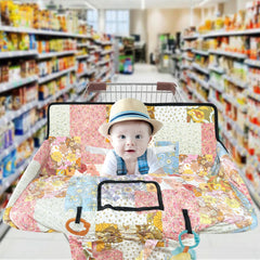 Gxfcymxbd 2-in-1 high chair cover, soft padding for comfortable meals.