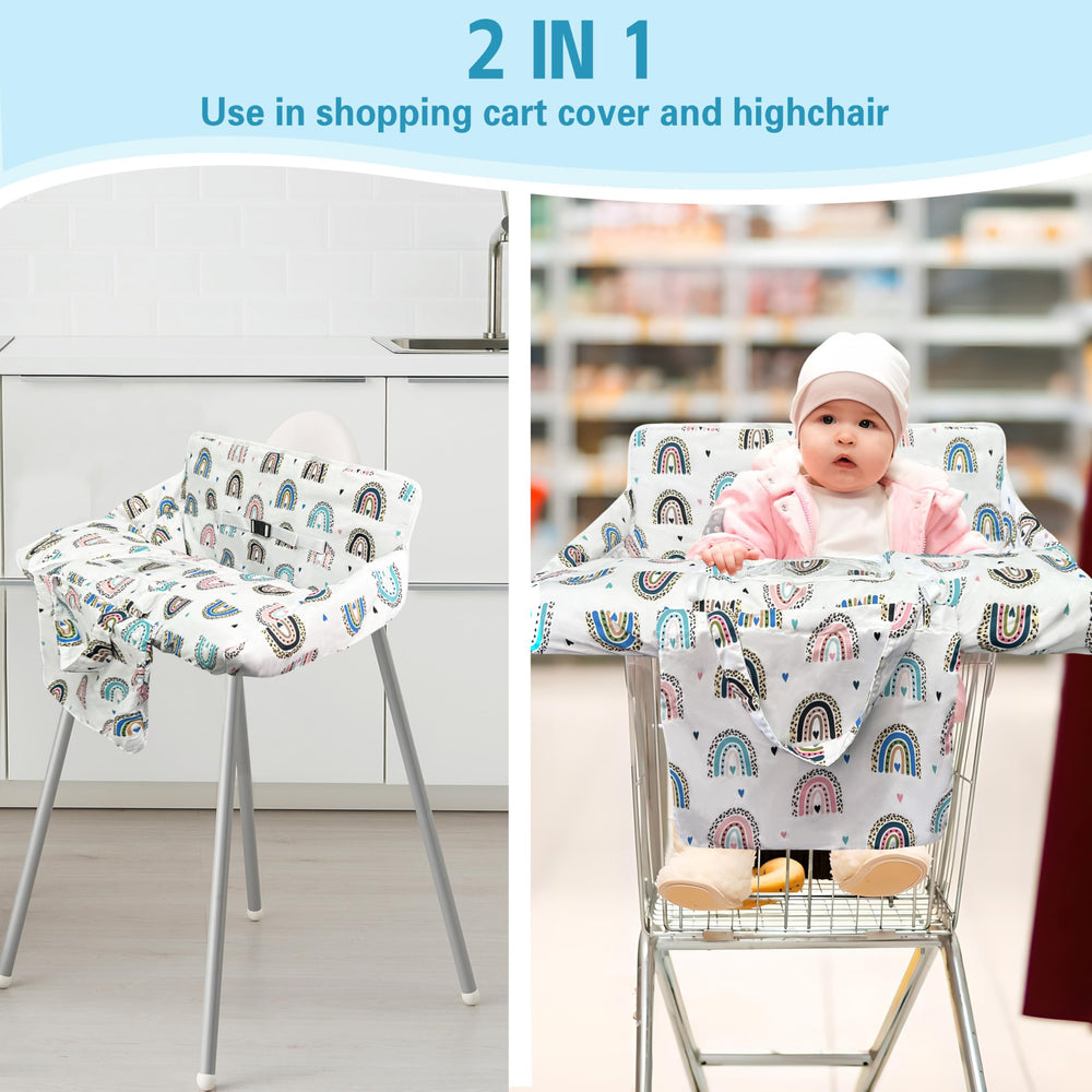 gxfcymxbd 2-in-1 high chair cover guarantees versatile protection at restaurants