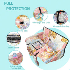 Gxfcymxbd baby seat pad with harness, secure seating.