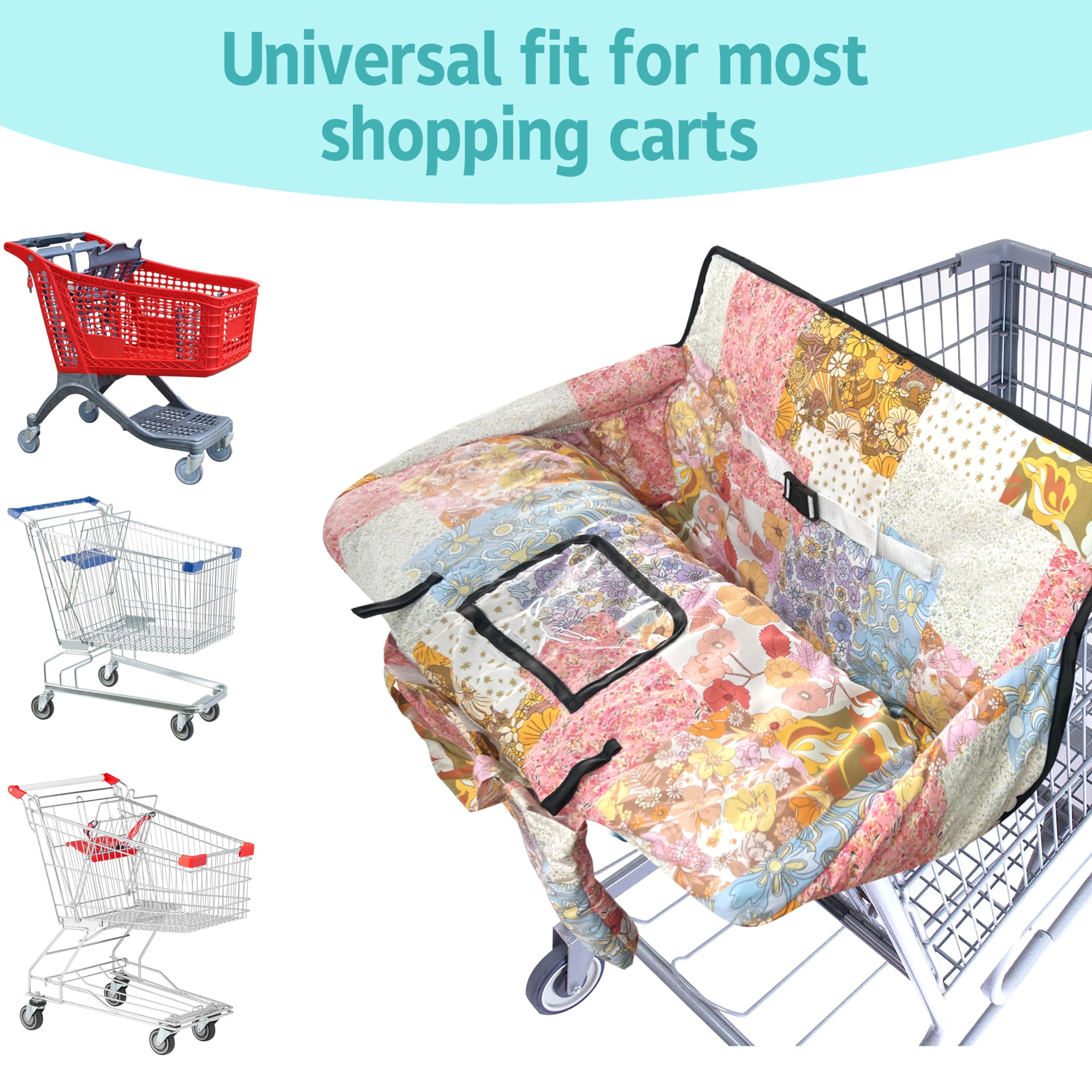 Gxfcymxbd cart cover with phone pocket and toys for entertainment.