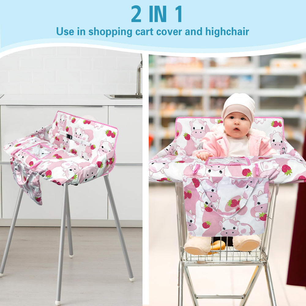gxfcymxbd high chair cover with safety harness keeps baby secure during meals.