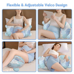 gxfcymxbd Pillow soft breathable cover provides cooling comfort against the skin.