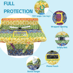 Gxfcymxbd portable cloth bag makes carrying easy for on-the-go use.