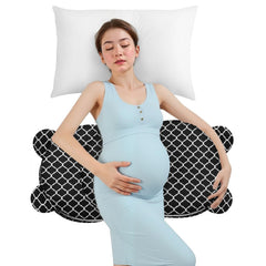 Gxfcymxbd pregnancy wedge pillow under belly provides targeted side-sleep support.