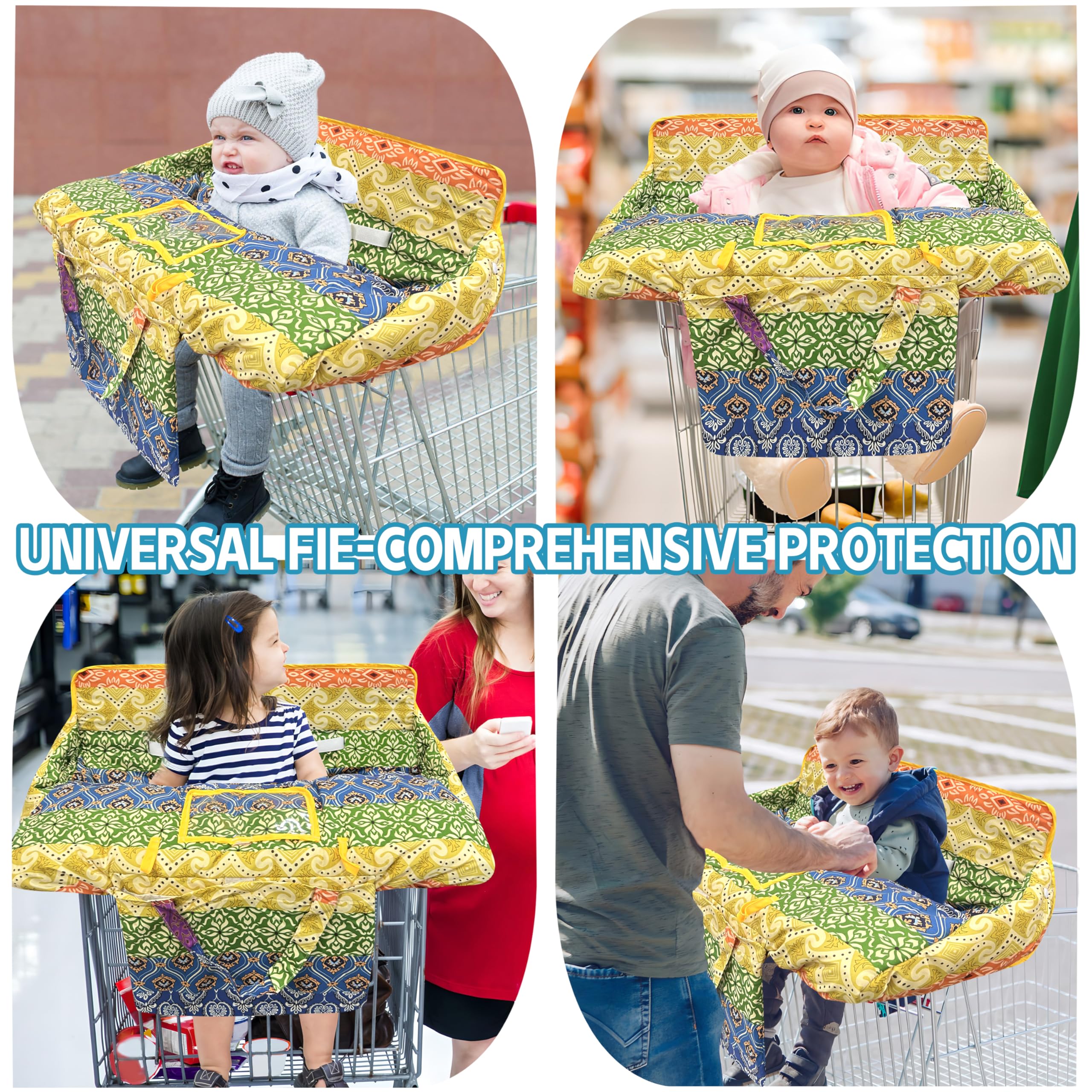 Gxfcymxbd universal fit works with carts and restaurant high chairs.