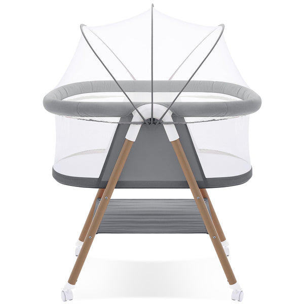 GYARING baby bassinet 3in1 assembly demonstrates sturdy, portable design for travel
