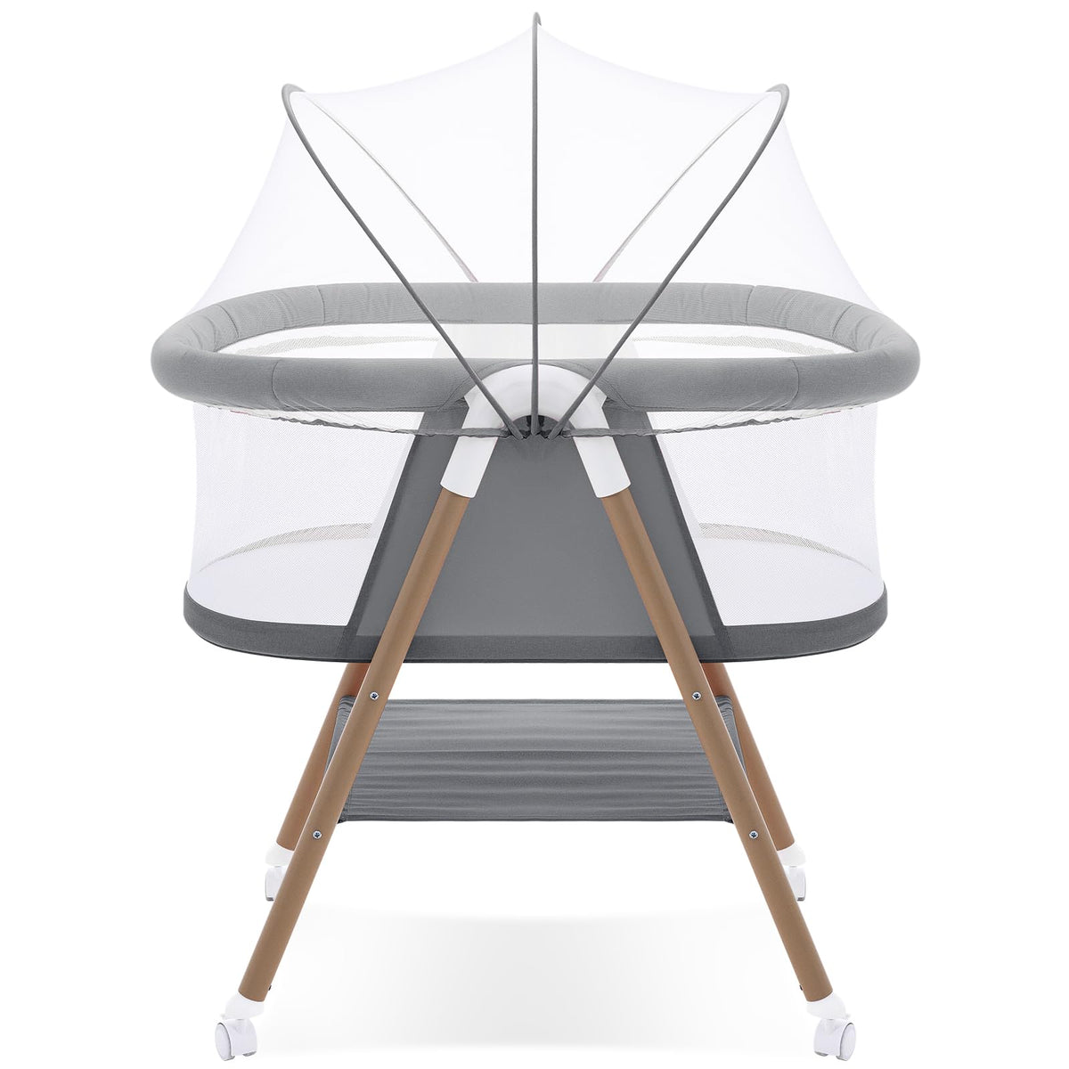 GYARING baby bassinet 3in1 assembly demonstrates sturdy, portable design for travel