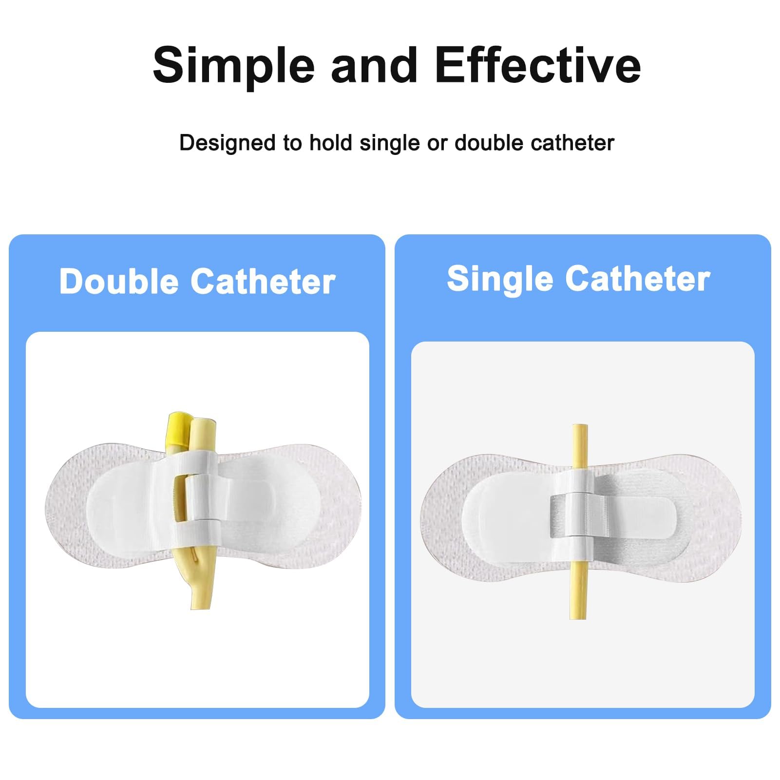Gyinere feeding tube holder application demonstrates easy removal and reattachment.