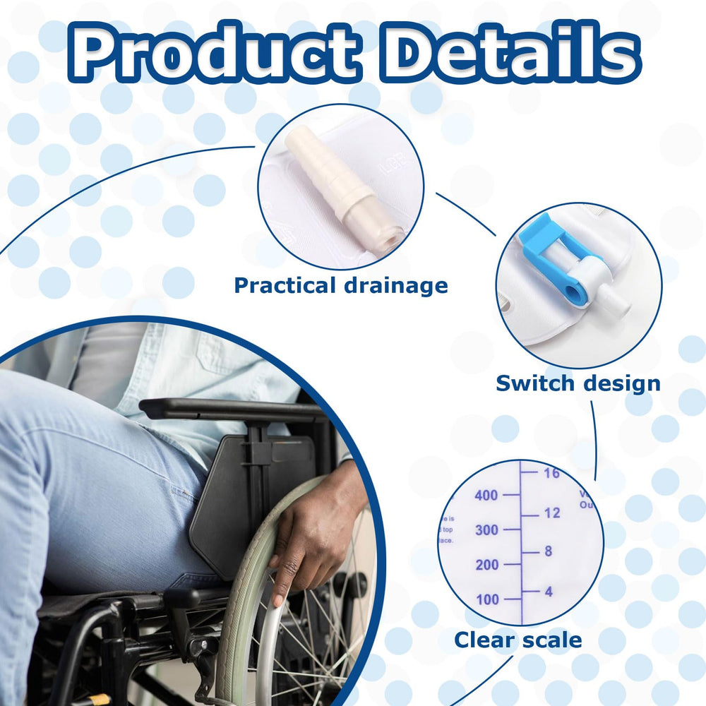 Gyinere sterile vinyl catheter bags for single-use hygiene and convenience