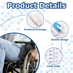 Gyinere sterile vinyl catheter bags for single-use hygiene and convenience