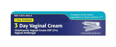 Gyne-Lotrimin two-pack packaging indicating added value and convenience.