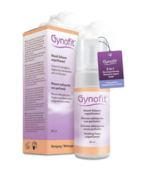 Gynofit Feminine Wash Foam bottle for daily intimate cleansing with pH balance support.