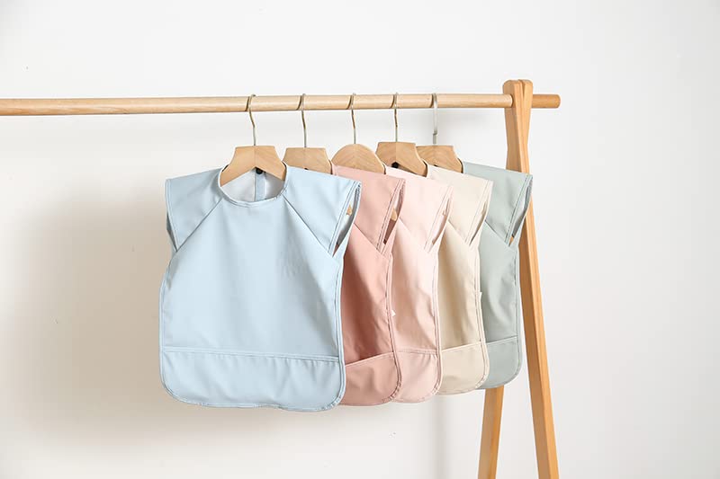 GZMM art-smock extra-cover bib keeps clothes clean during crafts.