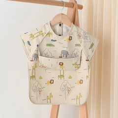 GZMM infant bib featuring easy-clean surface for quick cleanup