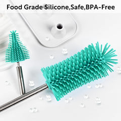 Gzummer nipple brush targets hard-to-clean areas precisely.