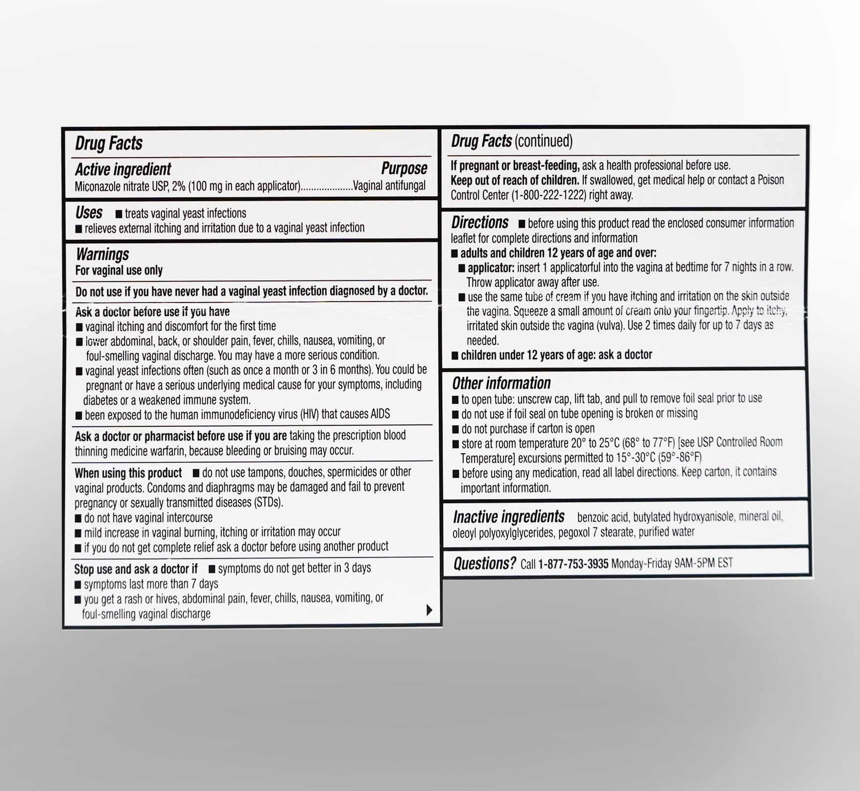 h2 pharma Miconazole 7 designed for external intimate care with easy handling