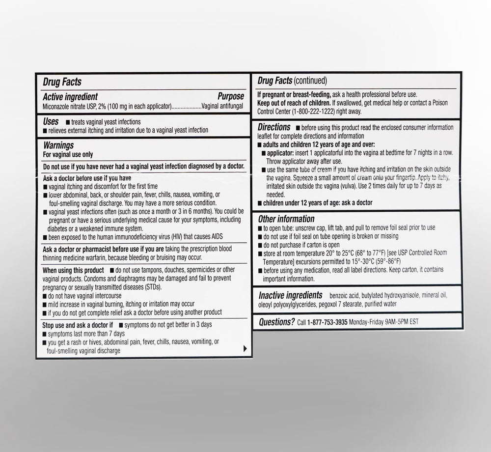 h2 pharma Miconazole 7 designed for external intimate care with easy handling