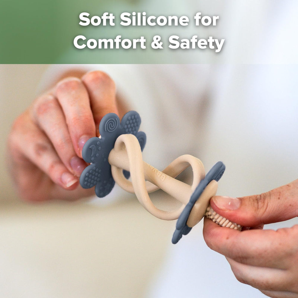 Haakaa uses 100% food-grade silicone for safe teething.