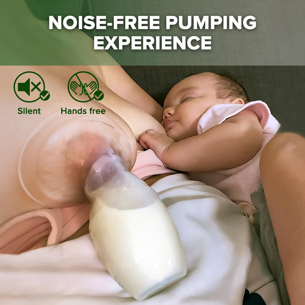 Haakaa adjustable suction gray demonstrates customizable comfort levels.