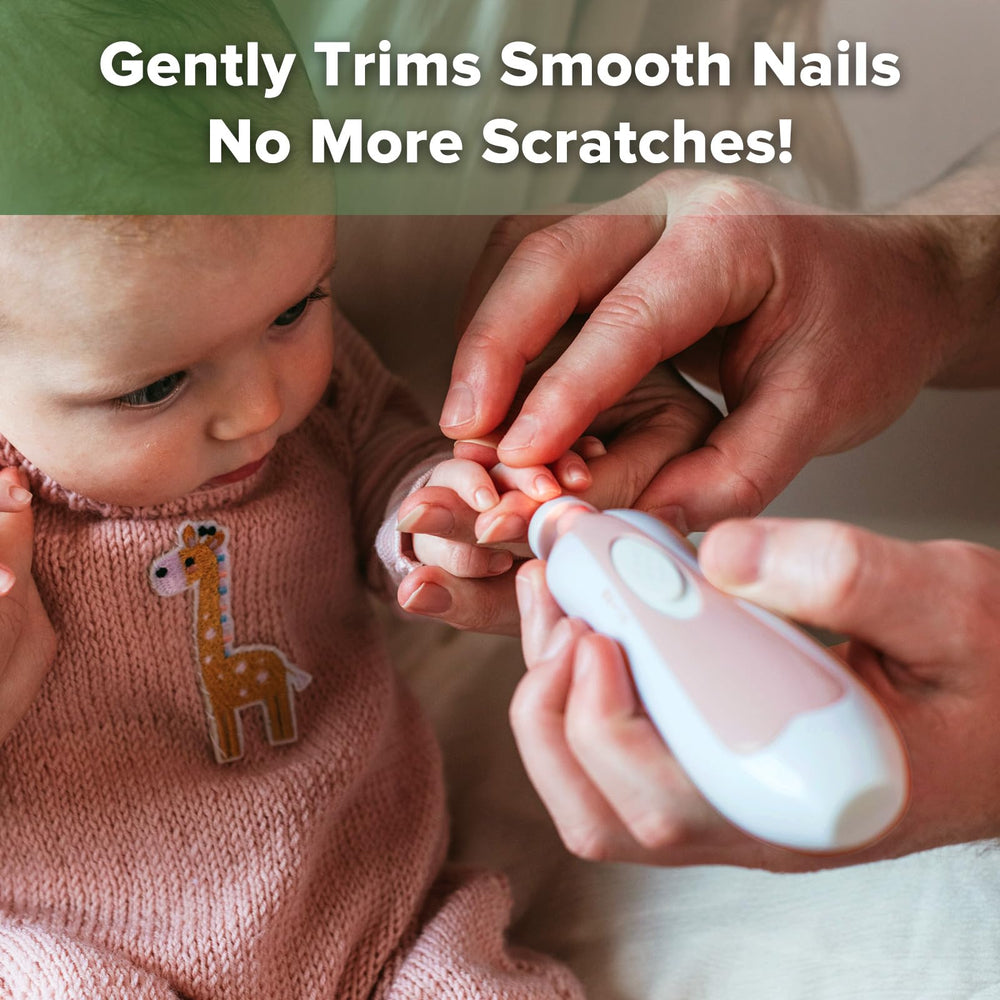 Haakaa baby nail trimmer with LED light aids precise trimming