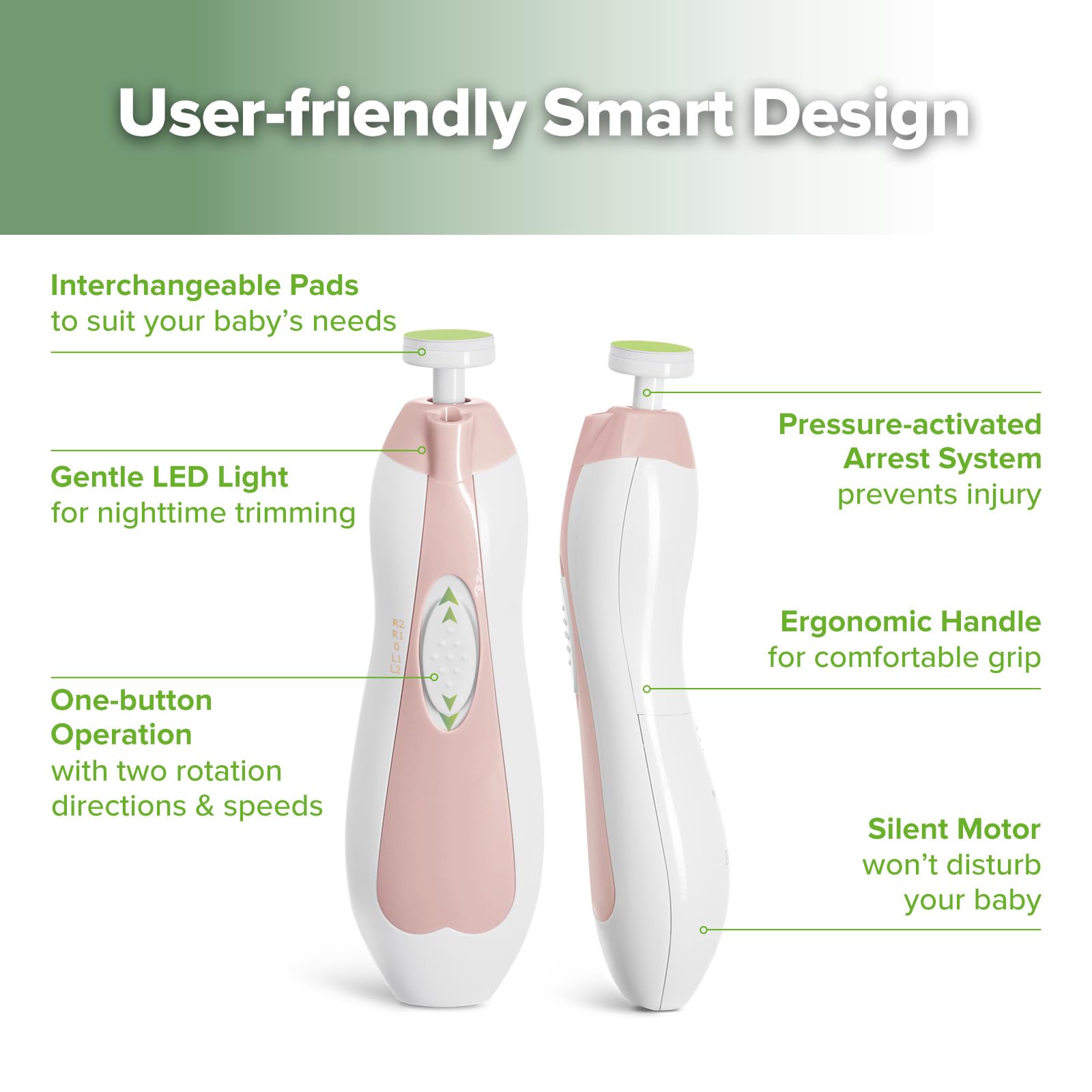 Haakaa baby nail trimmer one-button control for simple use