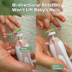 haakaa Baby Nail Trimmer safety system protects tiny nails.