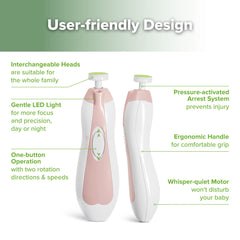 haakaa Baby Nail Trimmer simple controls for quick grooming.
