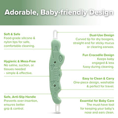 Haakaa long soft loop end for gentle ear cleaning.