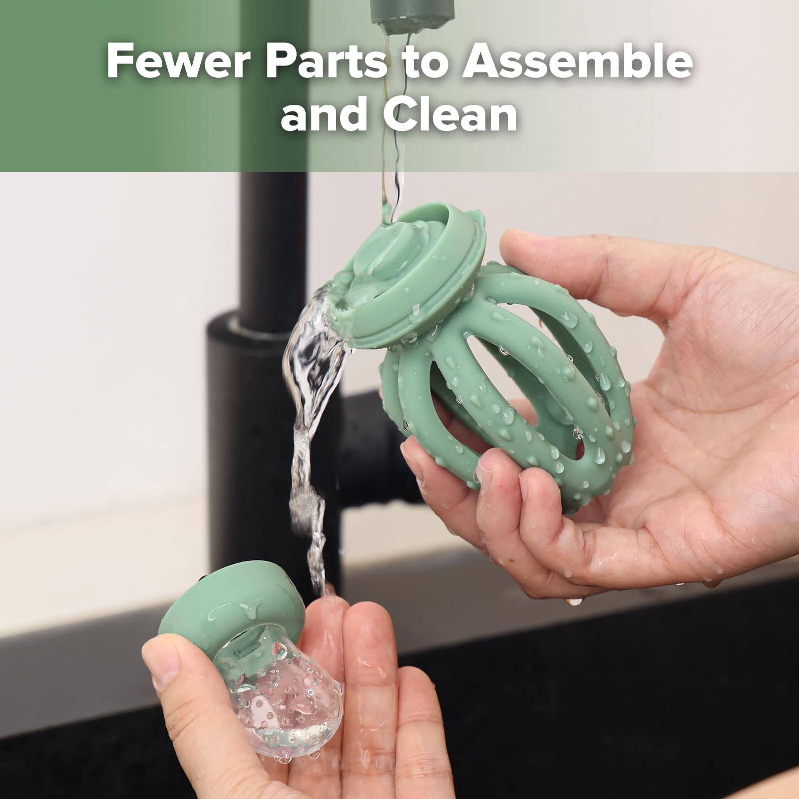 Haakaa BPA-free medical-grade silicone ensures safe, non-toxic use