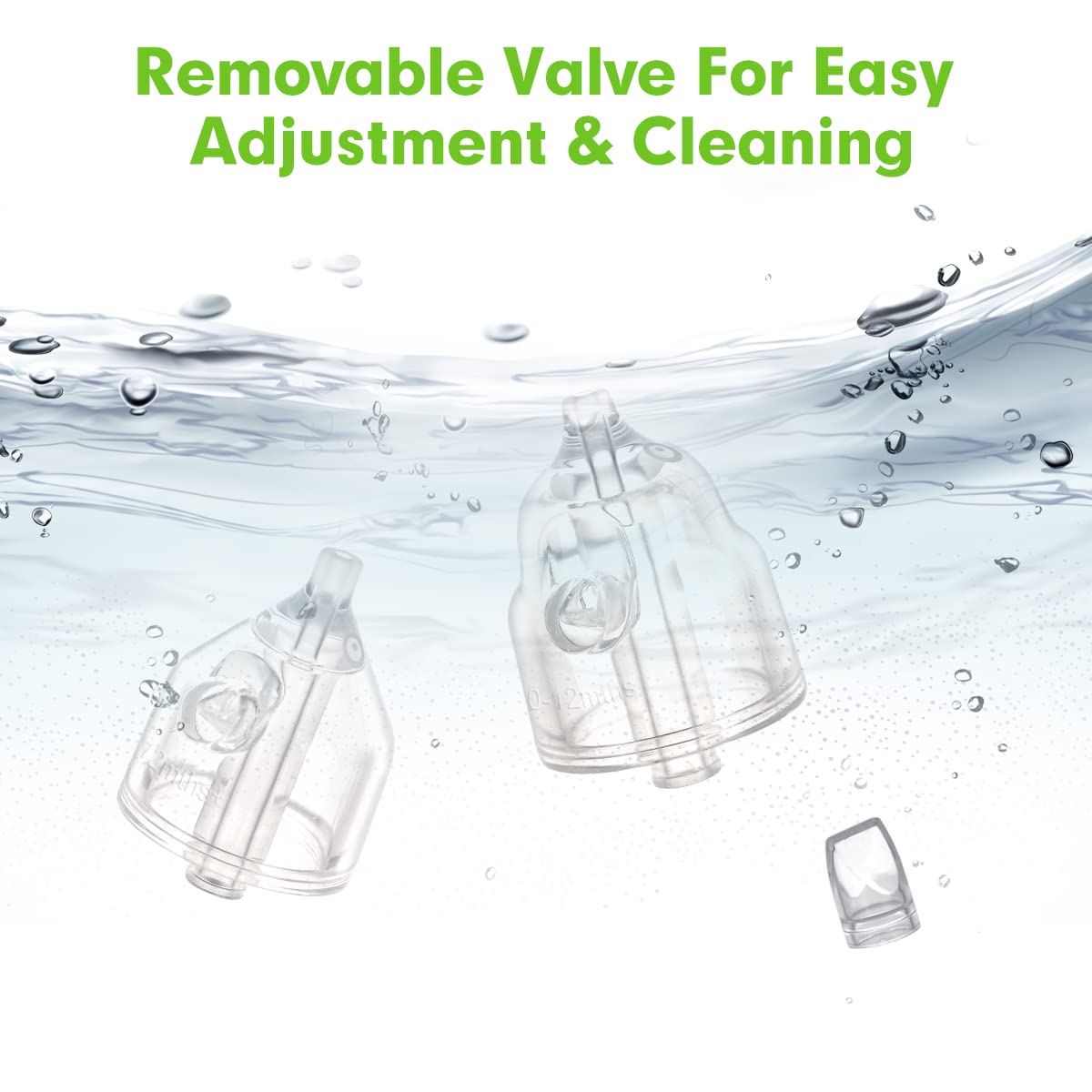 haakaa cleaning brush for silicone nasal aspirator, thorough hygienic maintenance