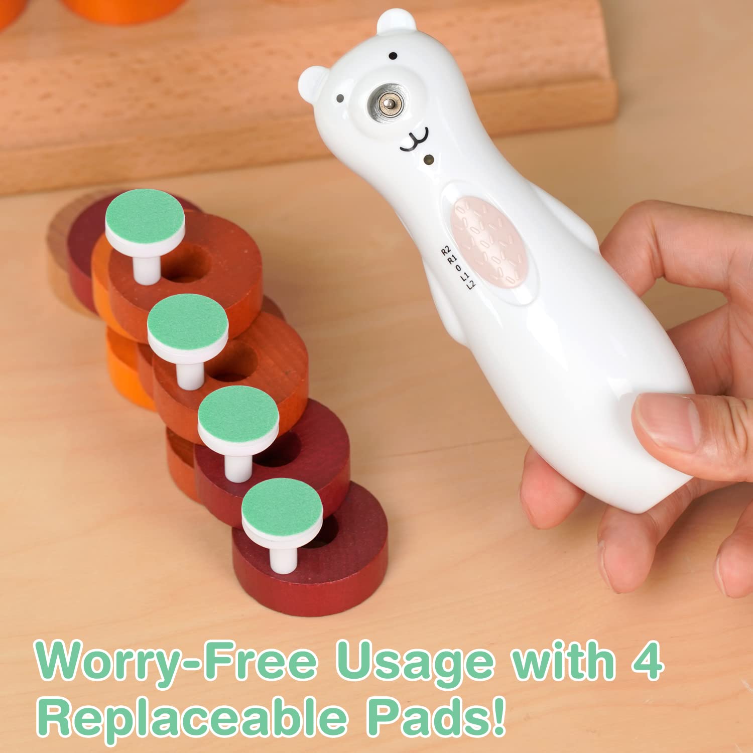 Haakaa-compatible with all trimmers blue pads for ongoing use