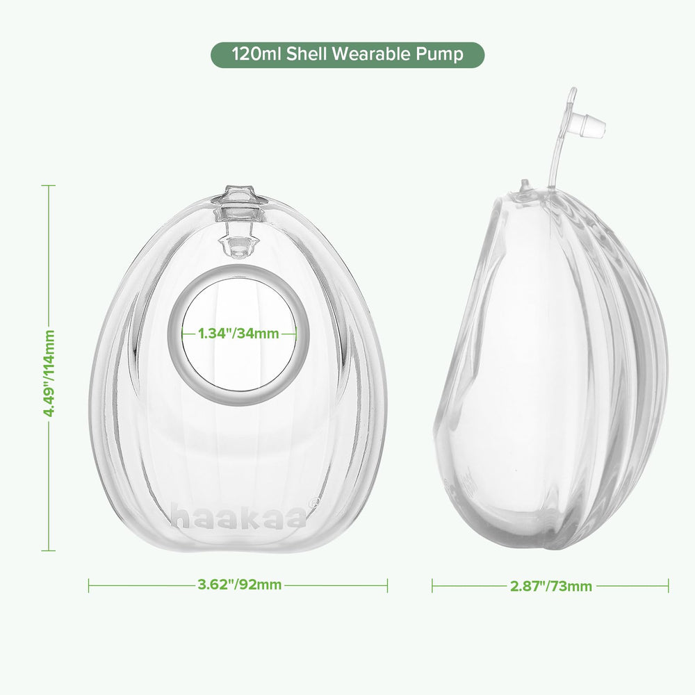 Haakaa easy-clean one-piece design simplifies maintenance.