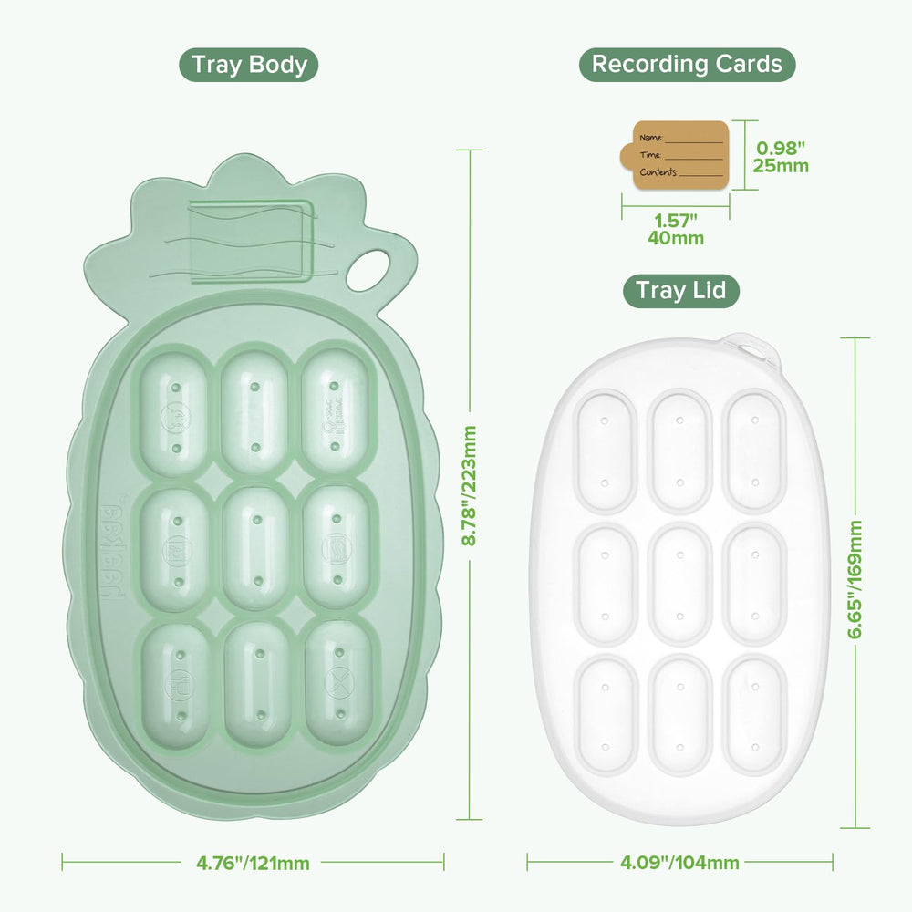 Haakaa compact tray for quick baby snack prep and cleanup