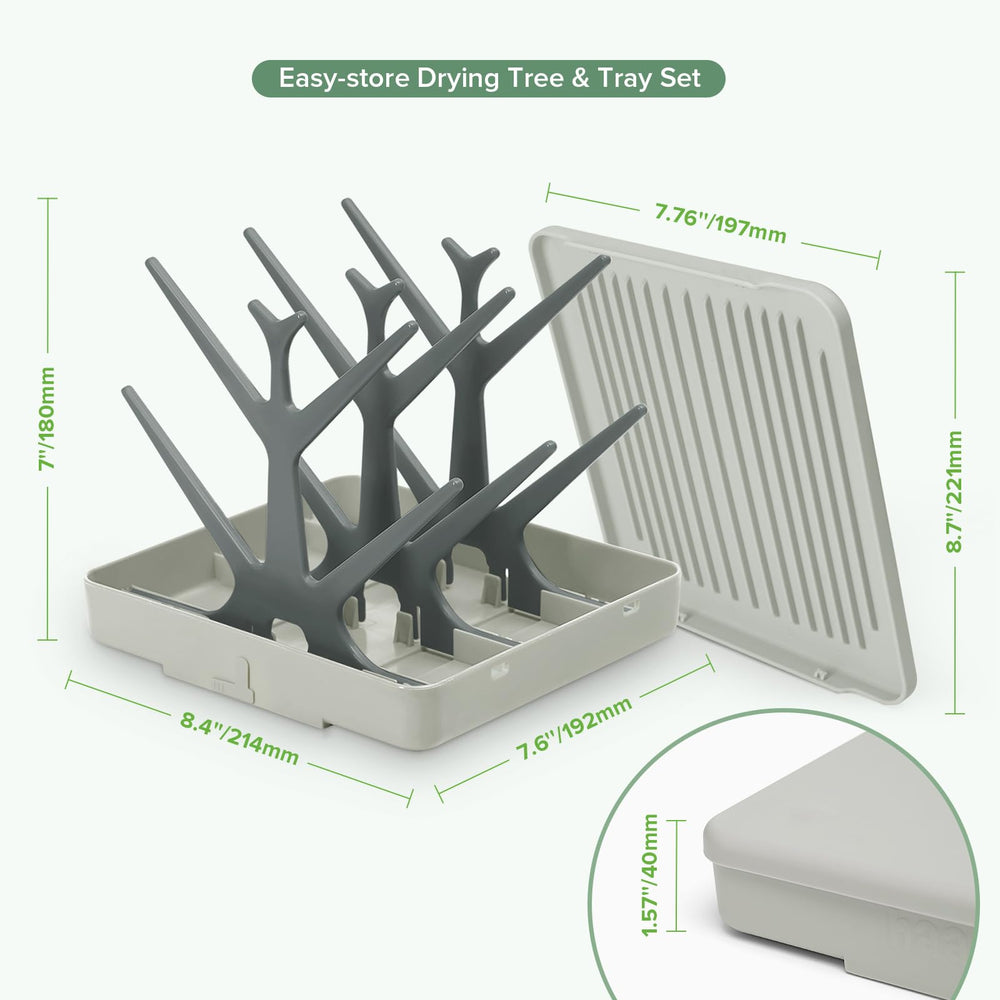 Haakaa easy to drain and clean, dishwasher safe and boil-friendly.