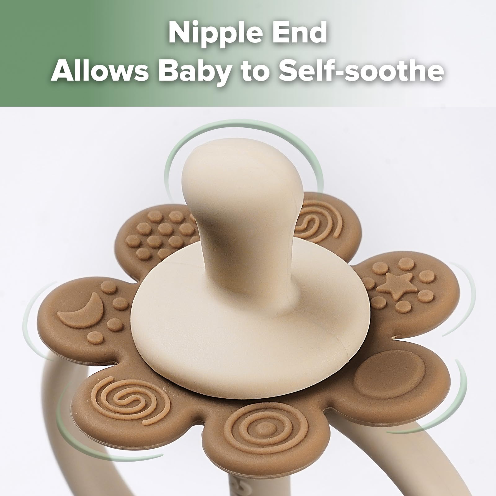 haakaa ergonomic easy-grip handle for tiny hands