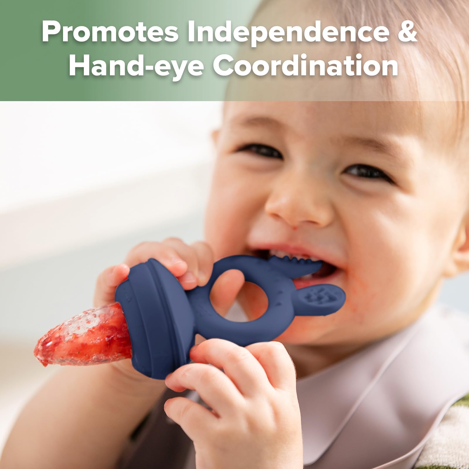 Haakaa easy-hold ring supports tiny hands during feeding