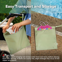 haakaa grass wet bag large 320x370 fits swimsuits and clothes during travel