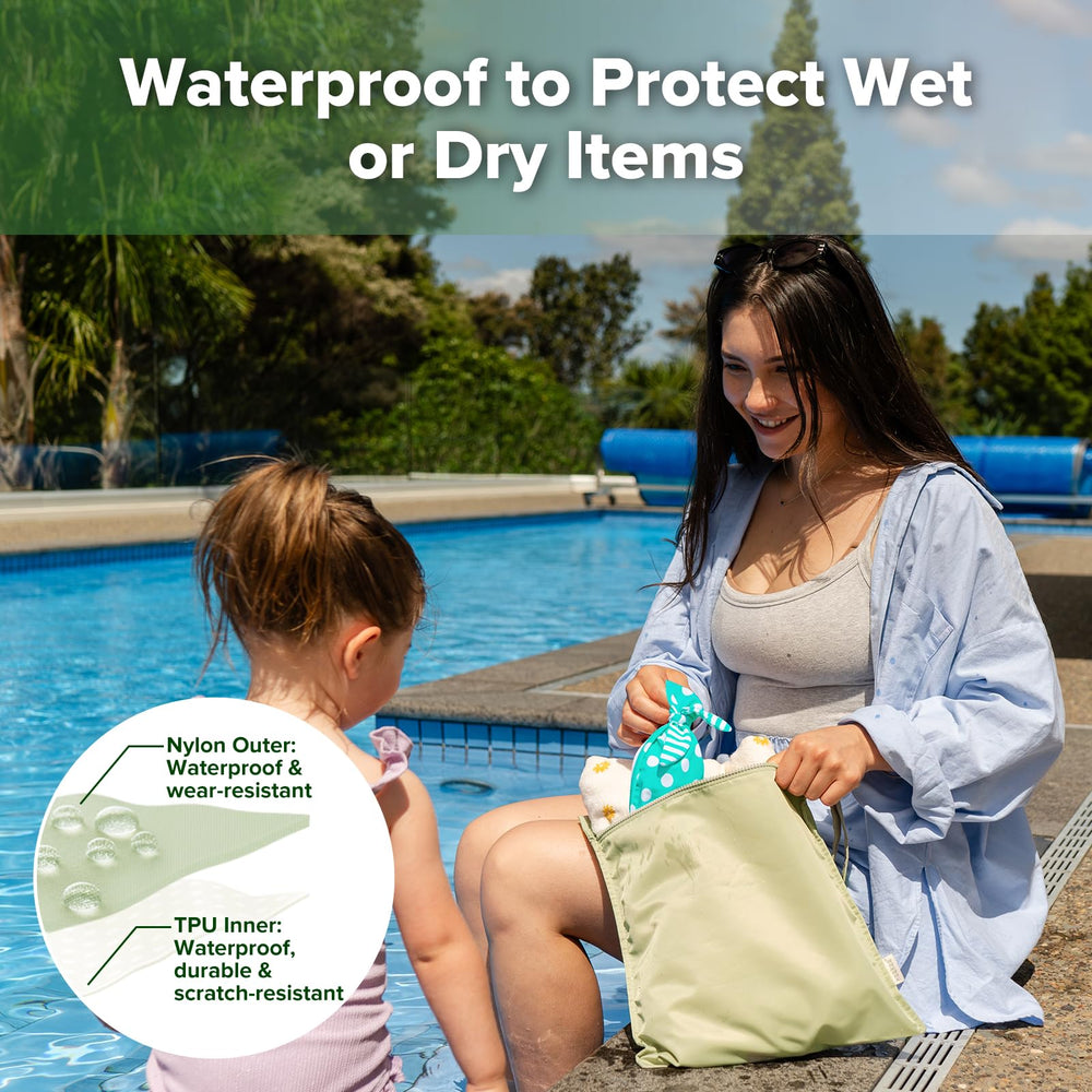 haakaa grass wet bag small 320x200 stores damp items compactly in diaper bags