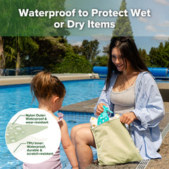haakaa grass wet bag small 320x200 stores damp items compactly in diaper bags