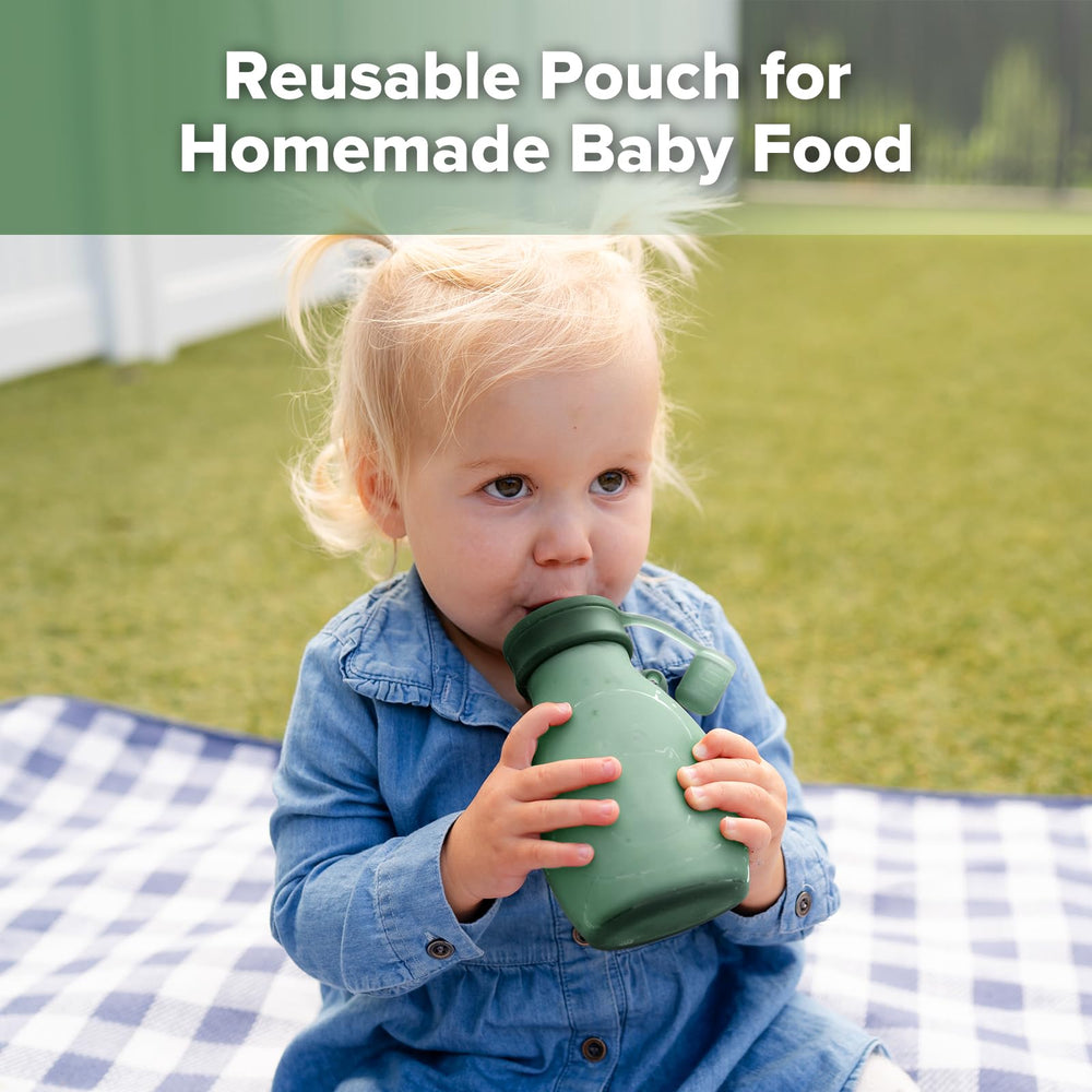 Haakaa Hippo pouch straw insert helps you reach the last drop.