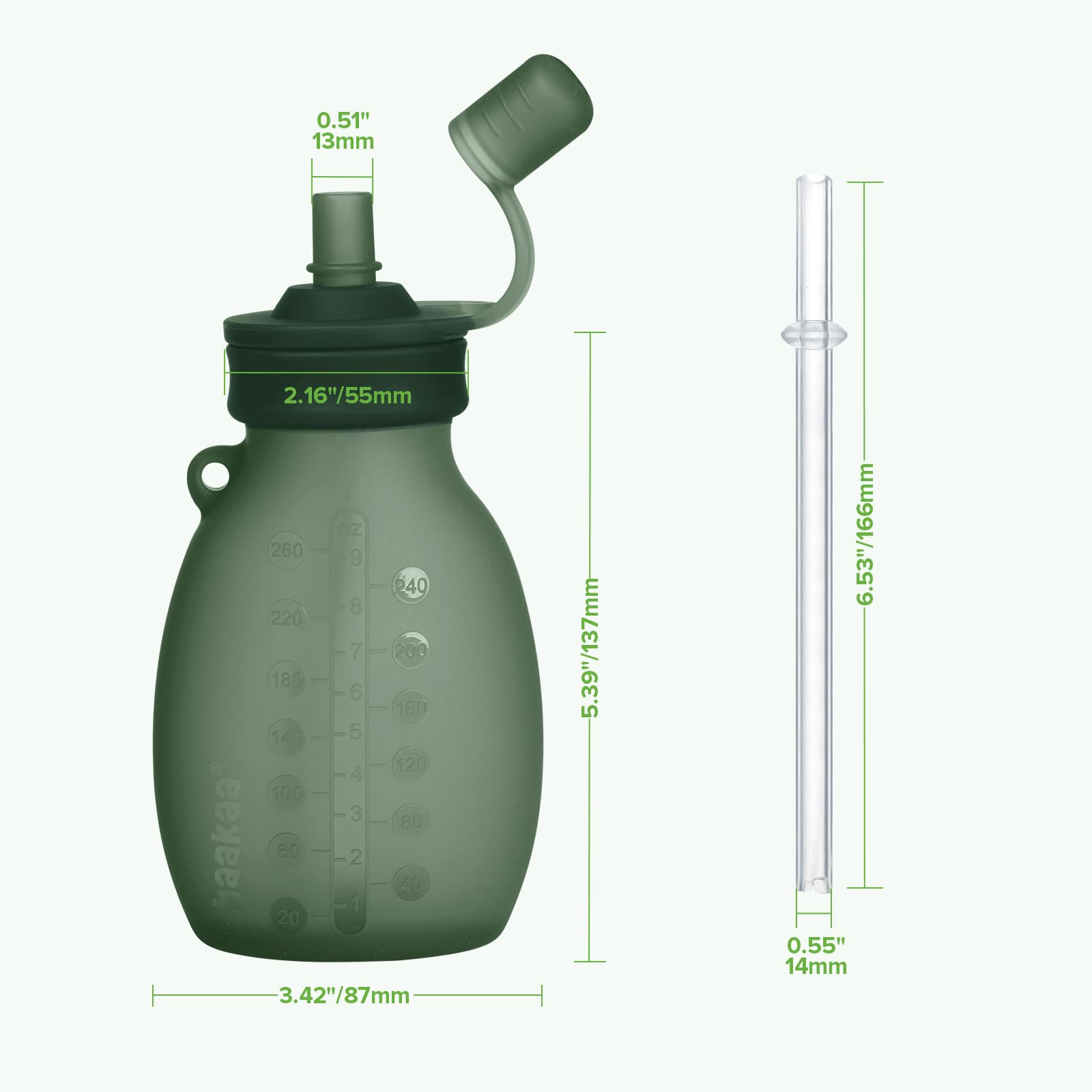 Haakaa Hippo pouch durable silicone for everyday use.