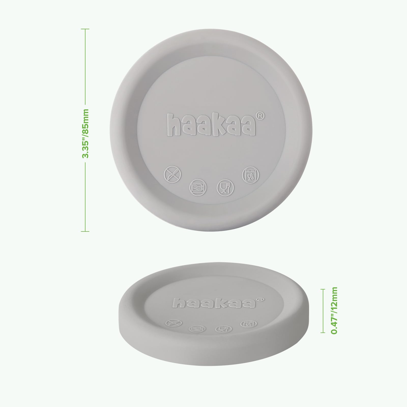 Haakaa dust-proof lid protects your pump from dust and nasties.