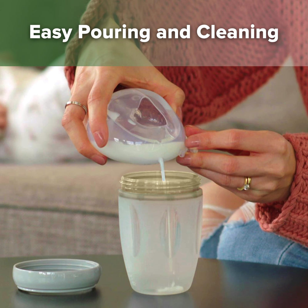 Food-grade BPA-free silicone keeps milk contact safe and simple.